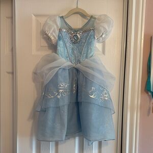 Disney Blue and White Princess Costume with Silver Details